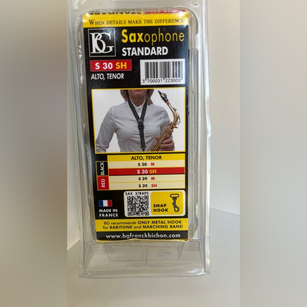 BG saxophone standard strap made in France Size S 30 SH